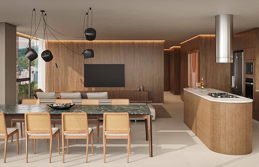 Apartamento tipo 1 - torre norte