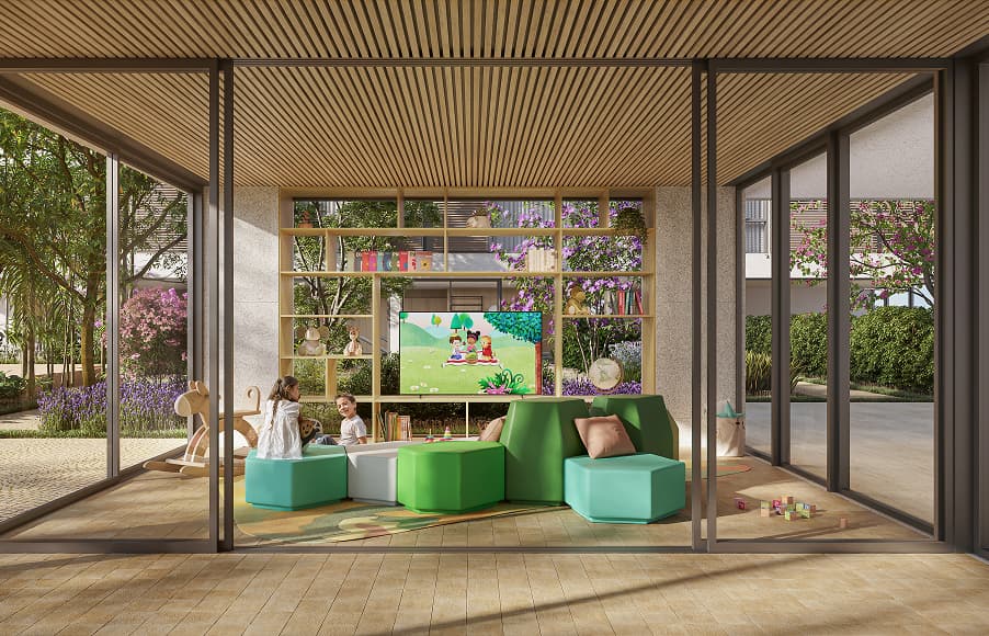 Brinquedoteca integrada ao gourmet